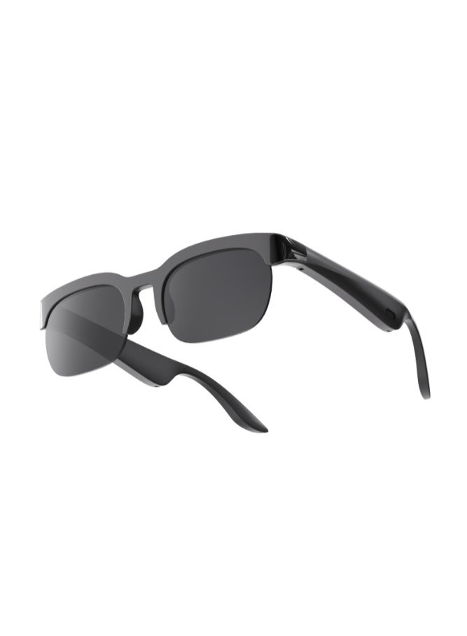 2-in-1 Smart Round Sunglasses & Wireless Stereo Sports Earphones, Waterproof Design for Sweat & Rain, Touch Control Operation, Built-in HD Microphone for Clear Calls, Unisex Fashion Style, Comfortable & Stable Wearing, Suitable for Sports, Commute & Outdoor Activities, Combined Sun Protection & Music Entertainment, Perfect Blend of Smart Wearable & Fashion Accessory - Image 1